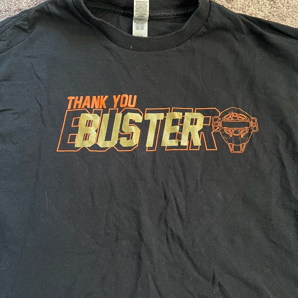 Commemorative Buster Posey shirt